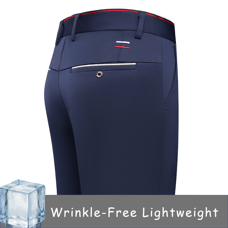 Dress Pant Flat Front - Summer Spring Casual Golf Pants Men