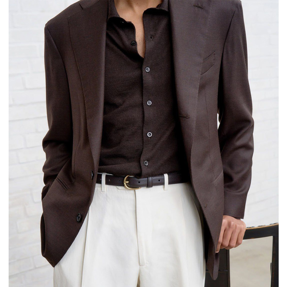 Elegant Formal Men'S Wear - Men Suit Jacket Single Breasted Slim