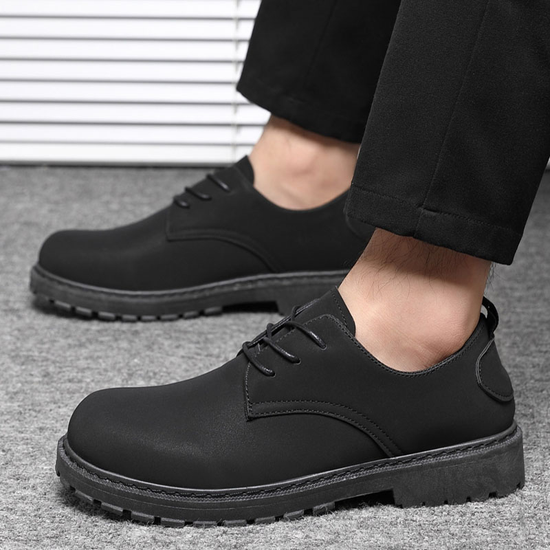 Men Formal Wear Brands - Men's Casual British Leather Shoes Platform