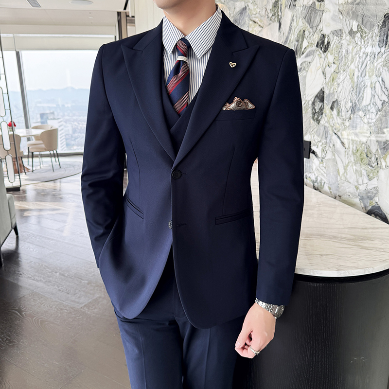 Men's suit three-piece busines - огляд і ціна Men Formal Wear Top