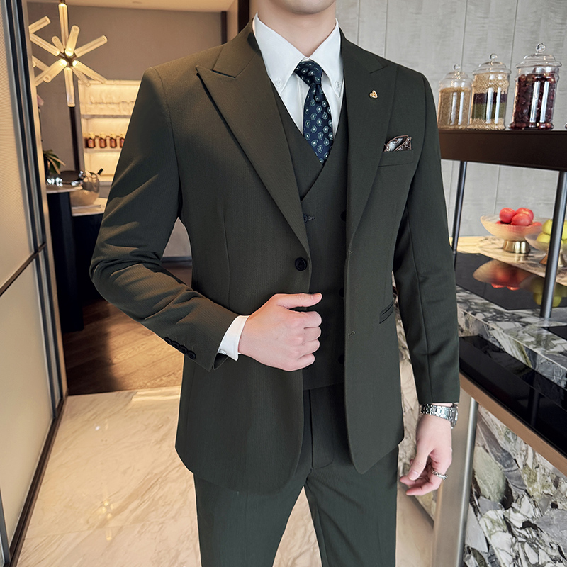 Men's suit three-piece busines - огляд і ціна Men Formal Wear Top
