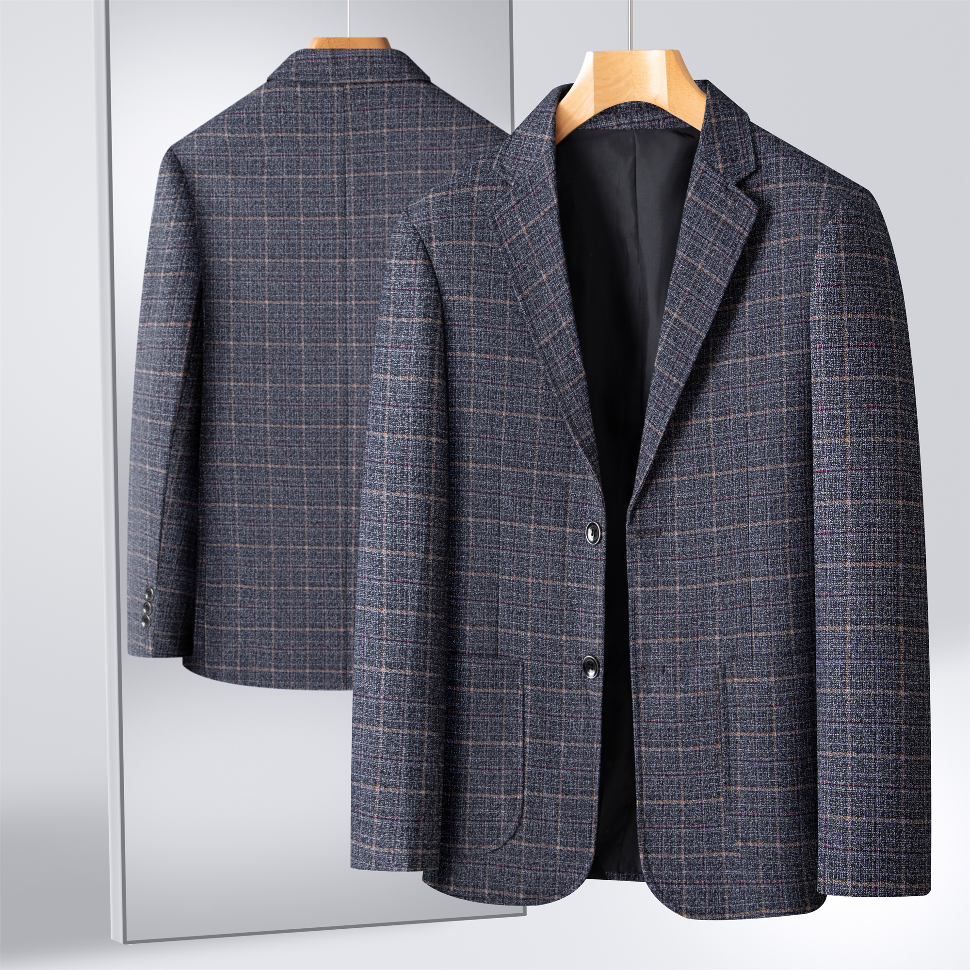 Striped Suit Men's Plaid Suit  - огляд і ціна Men Formal Wear Shop