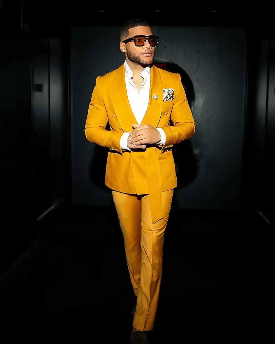 Modern Men Suits With Belt Sha - огляд і ціна Men Formal Wear Modern
