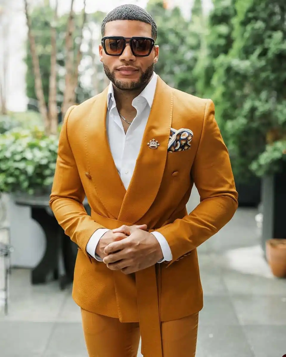 Modern Men Suits With Belt Sha - огляд і ціна Men Formal Wear Modern