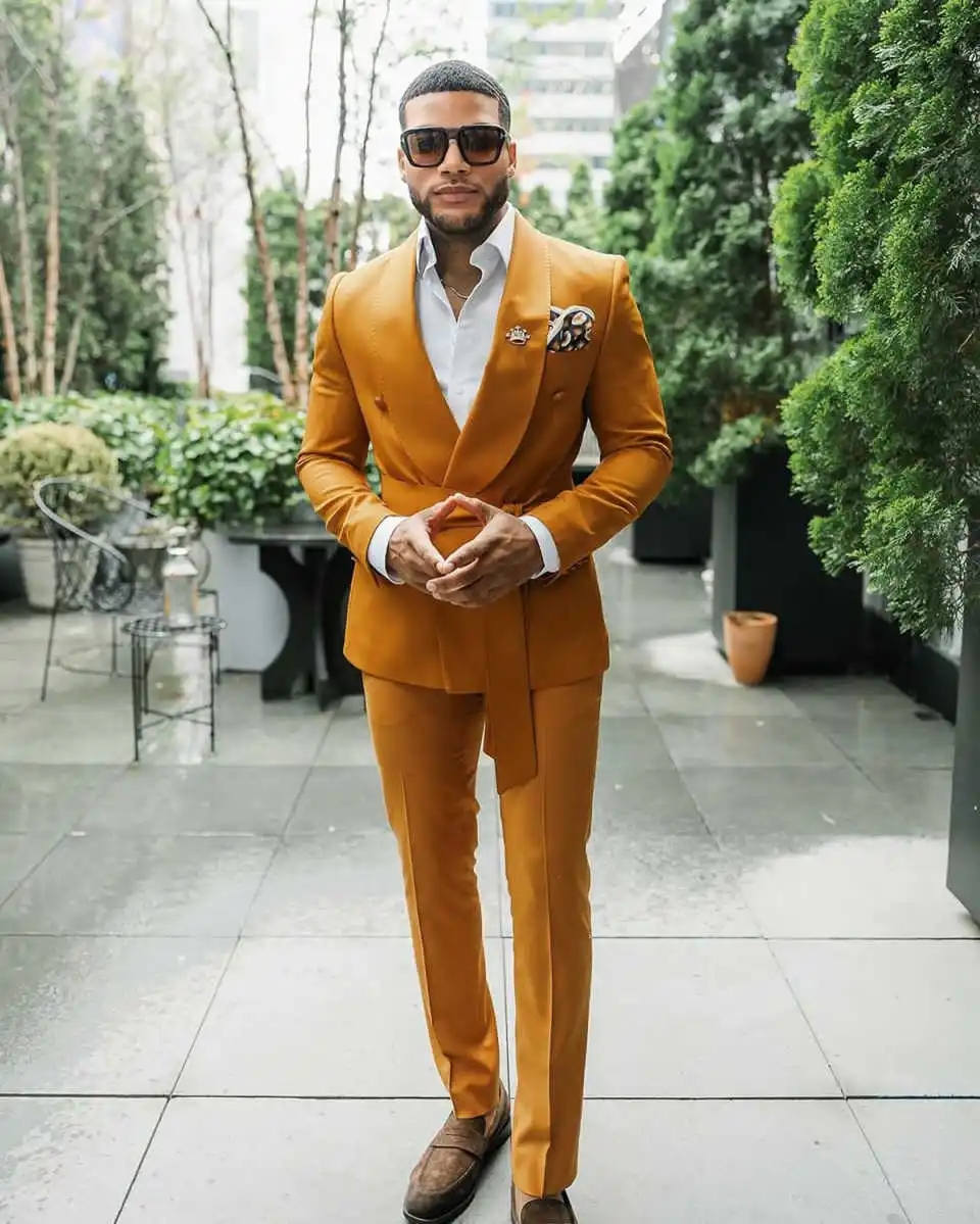 Modern Men Suits With Belt Sha - огляд і ціна Men Formal Wear Modern