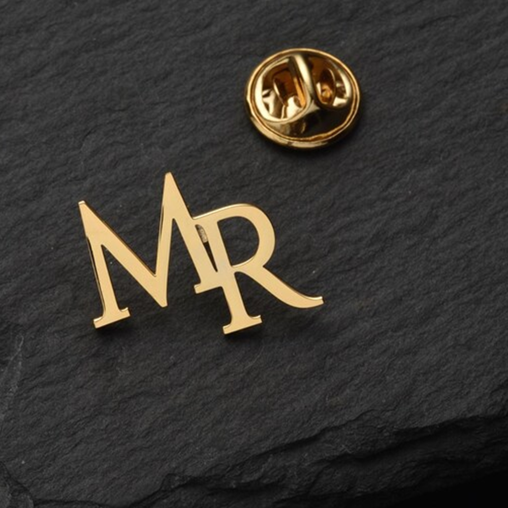 Custom Initials Brooch for Men - огляд і ціна Tuxedo Lapel Pin
