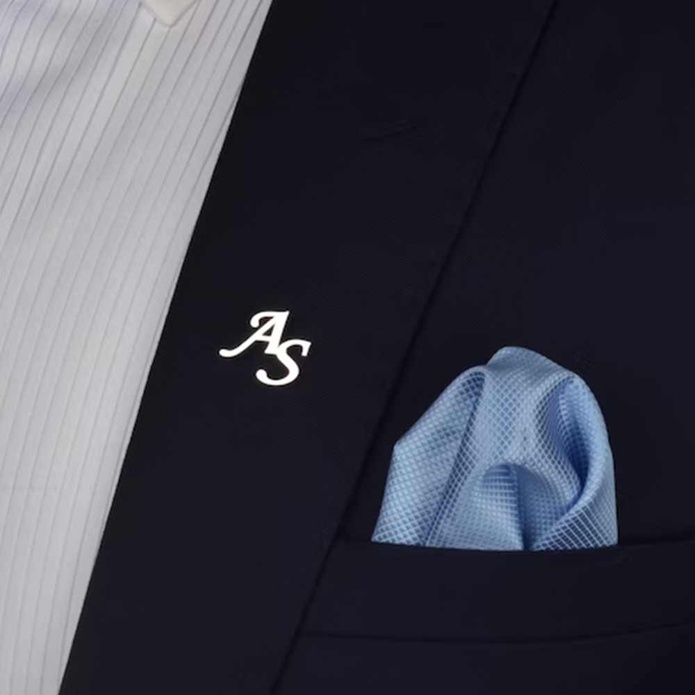 Custom Initials Brooch for Men - огляд і ціна Tuxedo Lapel Pin