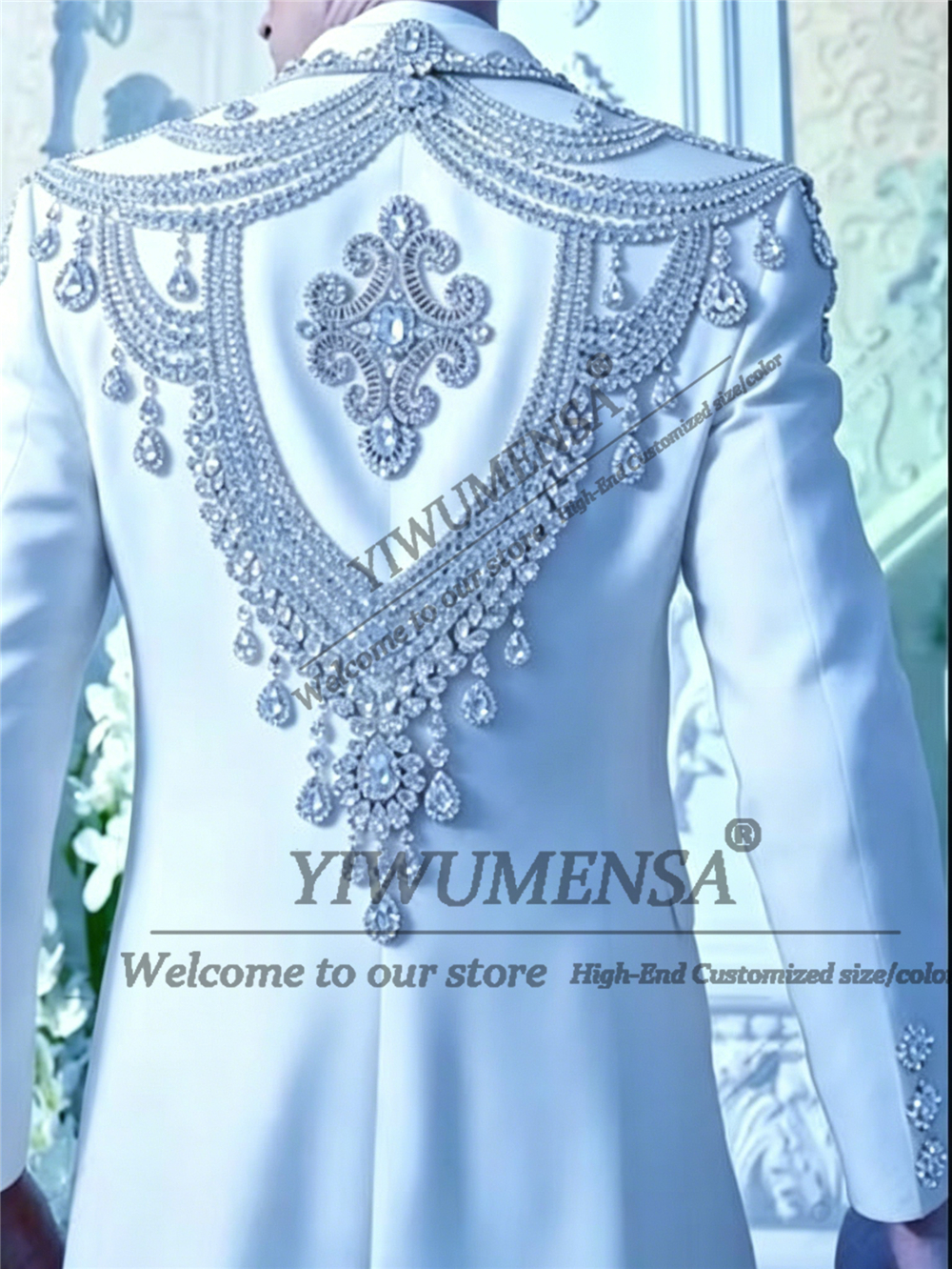 Male Fashion Beading Crystals  - огляд і ціна Men'S Formal Wear In Wedding