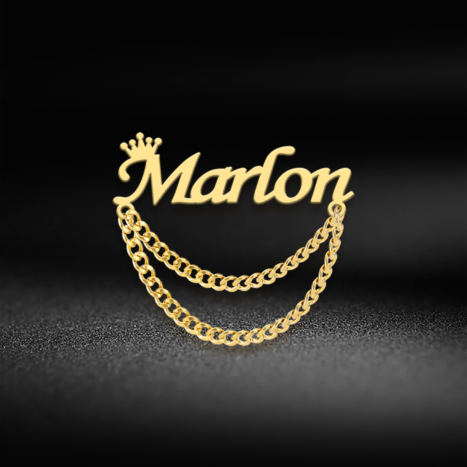 Personalized Name Brooch Custo - огляд і ціна Tuxedo Lapel Pin
