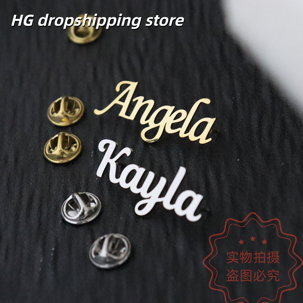 Custom Nameplate Brooch Person - огляд і ціна Tuxedo Lapel Pin