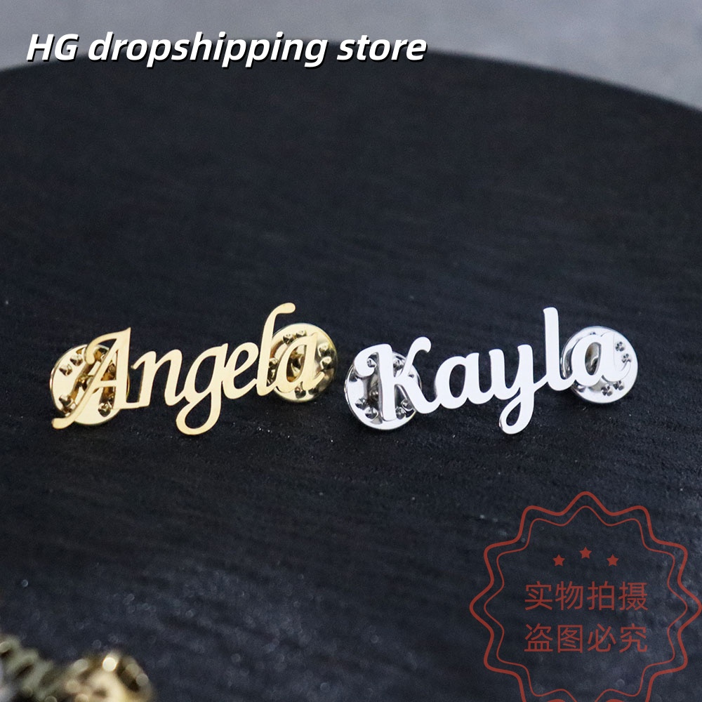 Custom Nameplate Brooch Person - огляд і ціна Tuxedo Lapel Pin