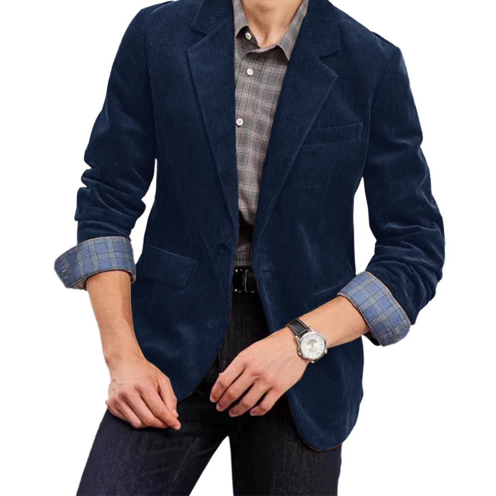 Men's Corduroy Suit Jacket Sin - огляд і ціна Elegant Formal Men'S Wear