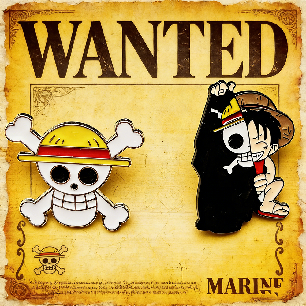 2pcs One Piece  Anime Lapel Pi - огляд і ціна Tuxedo Lapel Pin