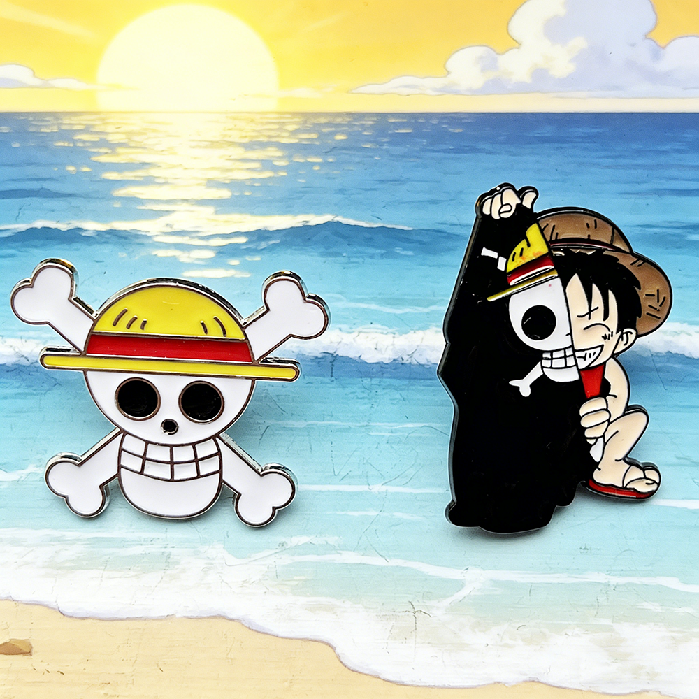 2pcs One Piece  Anime Lapel Pi - огляд і ціна Tuxedo Lapel Pin