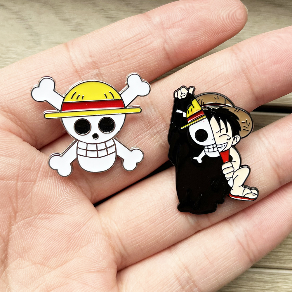 2pcs One Piece  Anime Lapel Pi - огляд і ціна Tuxedo Lapel Pin