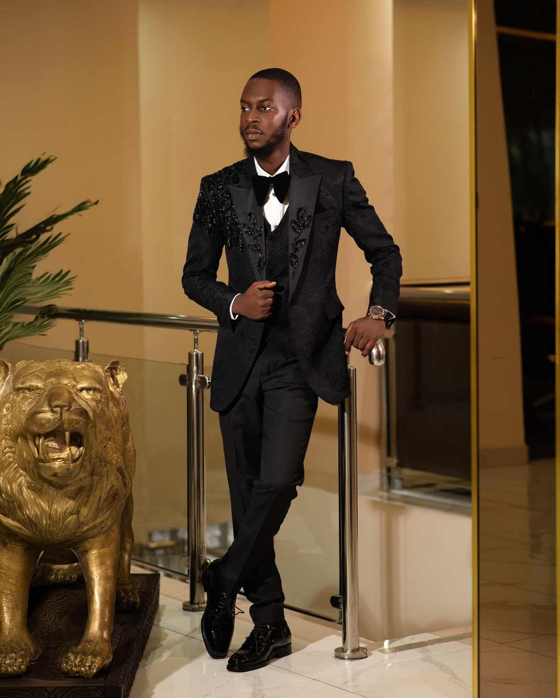 Fashion Men Suits Applique 2-p - огляд і ціна Men Formal Wear Design
