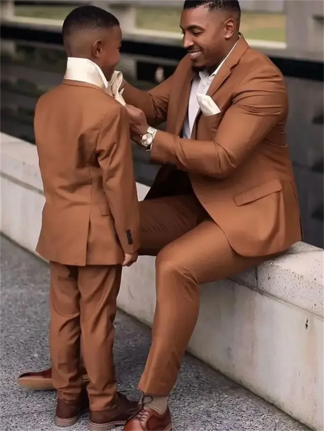 2 Pieces Dark Brown Men Suits  - огляд і ціна Men'S Formal Wear In Wedding