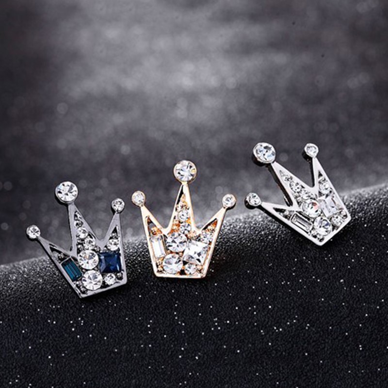 Luxury Metal Crown Brooch For  - огляд і ціна Tuxedo Lapel Pin