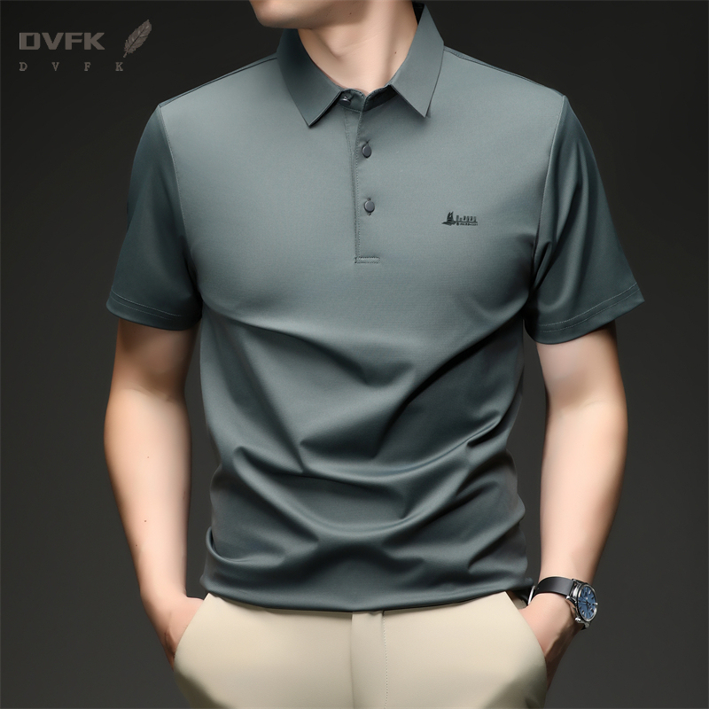 Men's Summer Polo T Shirt Shor - огляд і ціна Men Formal Wear Top