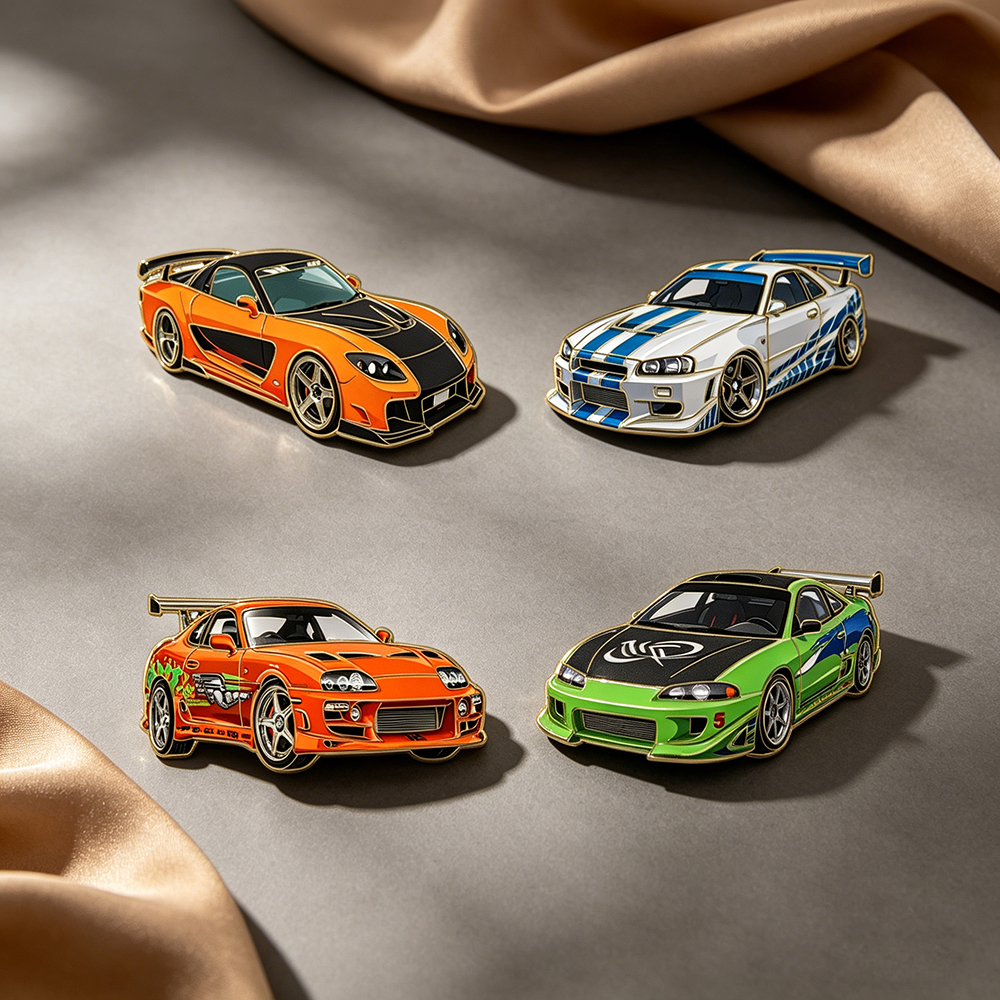 4pcs The Fast and the Furious  - огляд і ціна Tuxedo Lapel Pin