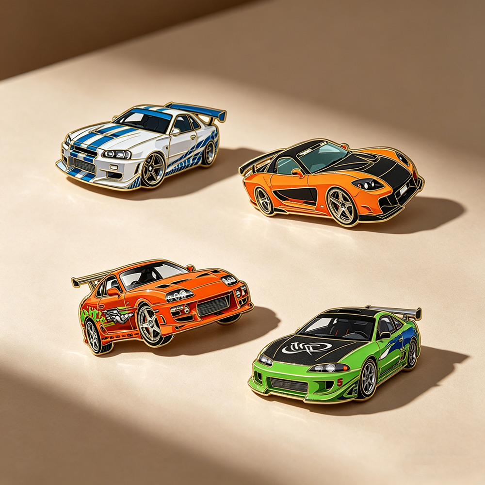 4pcs The Fast and the Furious  - огляд і ціна Tuxedo Lapel Pin