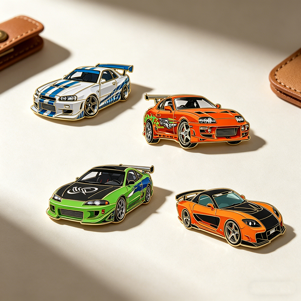 4pcs The Fast and the Furious  - огляд і ціна Tuxedo Lapel Pin