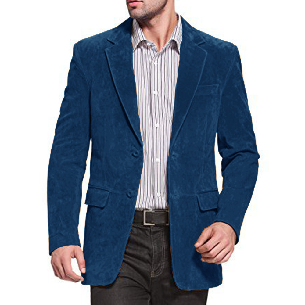 Men's Faux Suede Jacket Comfor - огляд і ціна Men Formal Wear Shop