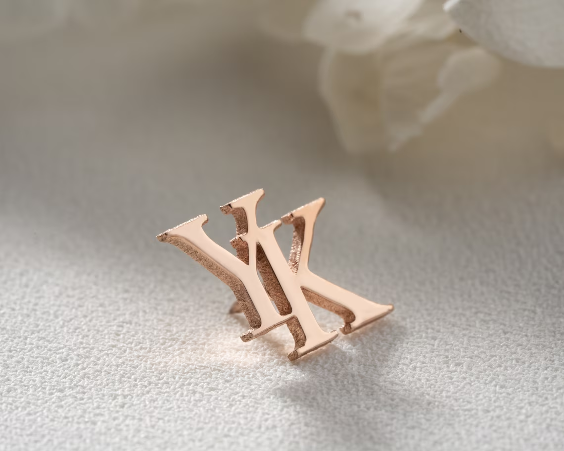 Personalized Initials Jacket L - огляд і ціна Tuxedo Lapel Pin