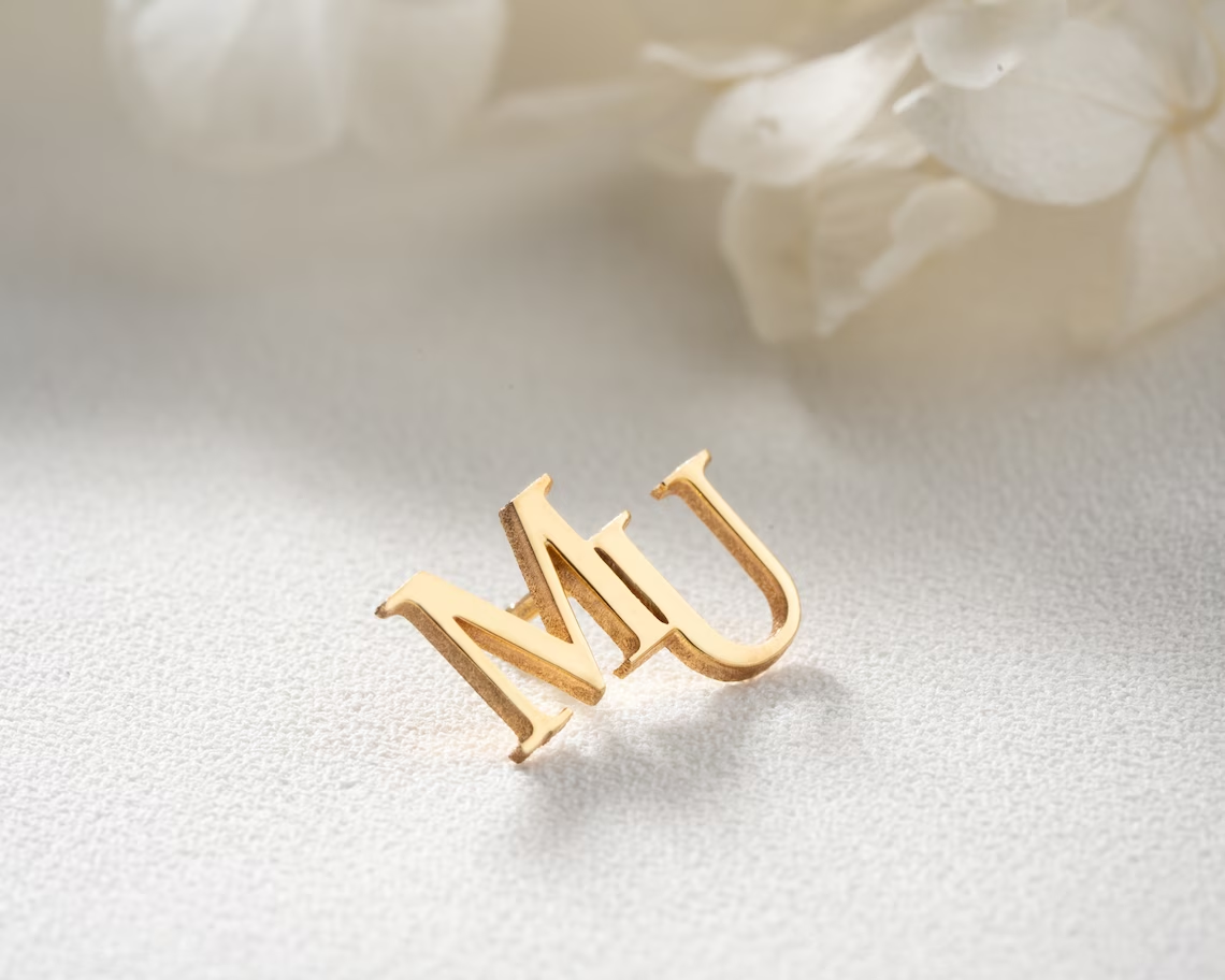 Personalized Initials Jacket L - огляд і ціна Tuxedo Lapel Pin