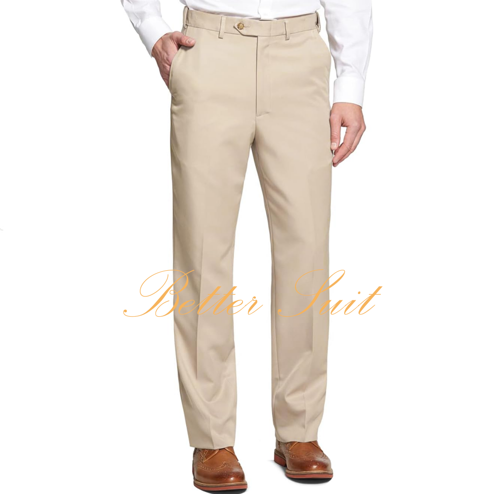 Men's Classic Fit Flat Front D - огляд і ціна Dress Pant Flat Front