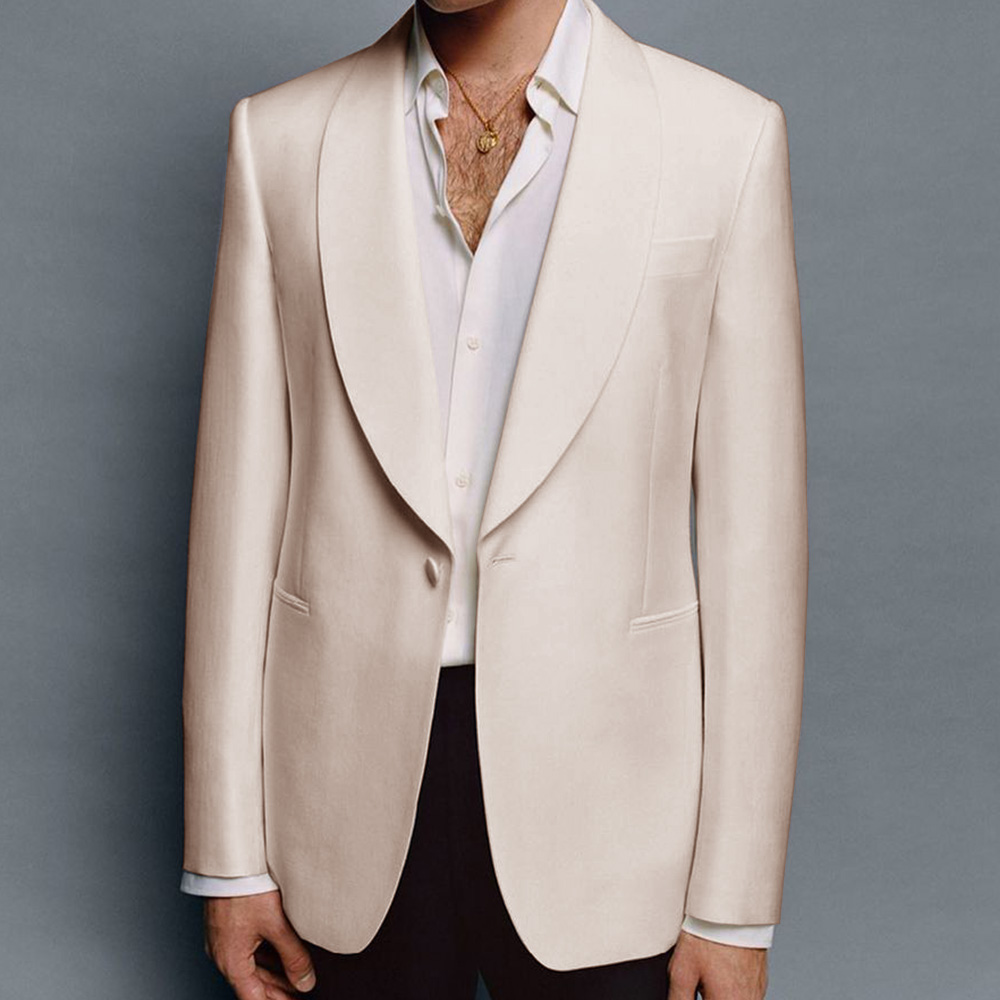 Men’s Suit Jacket Shawl Lapel  - огляд і ціна Elegant Formal Men'S Wear
