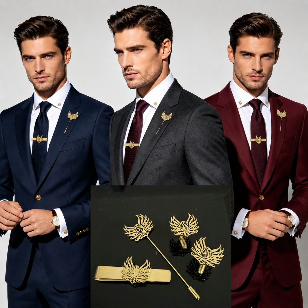 Custom Cufflink Tie Set Bar Pe - огляд і ціна Men'S Formal Wear Accessories