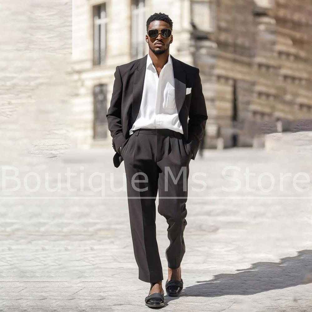Dark Brown Men's Suit 2 Piece  - огляд і ціна Men'S Formal Wear In Wedding