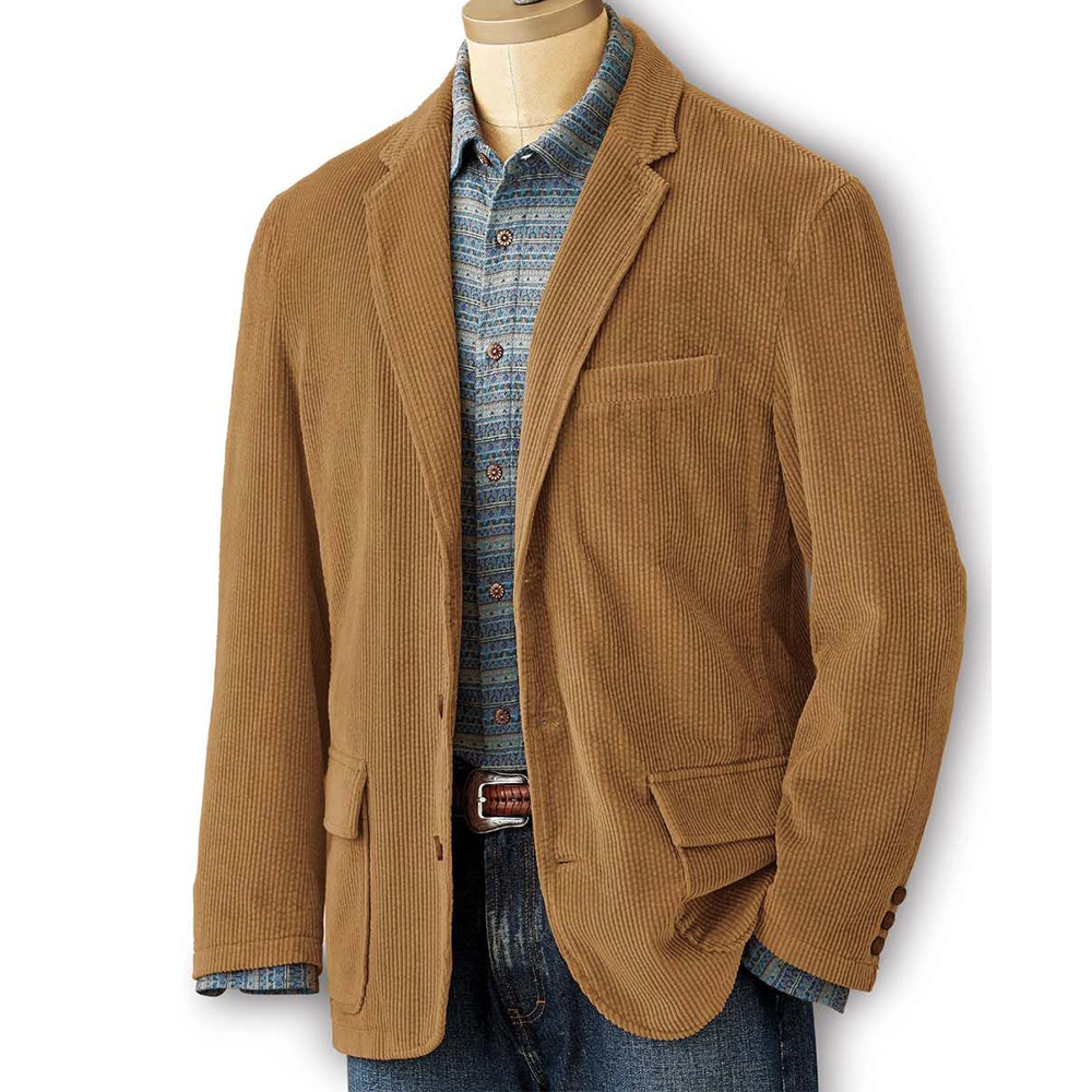 Mens Corduroy Blazer Suit Jack - огляд і ціна Men Formal Wear Without Suit