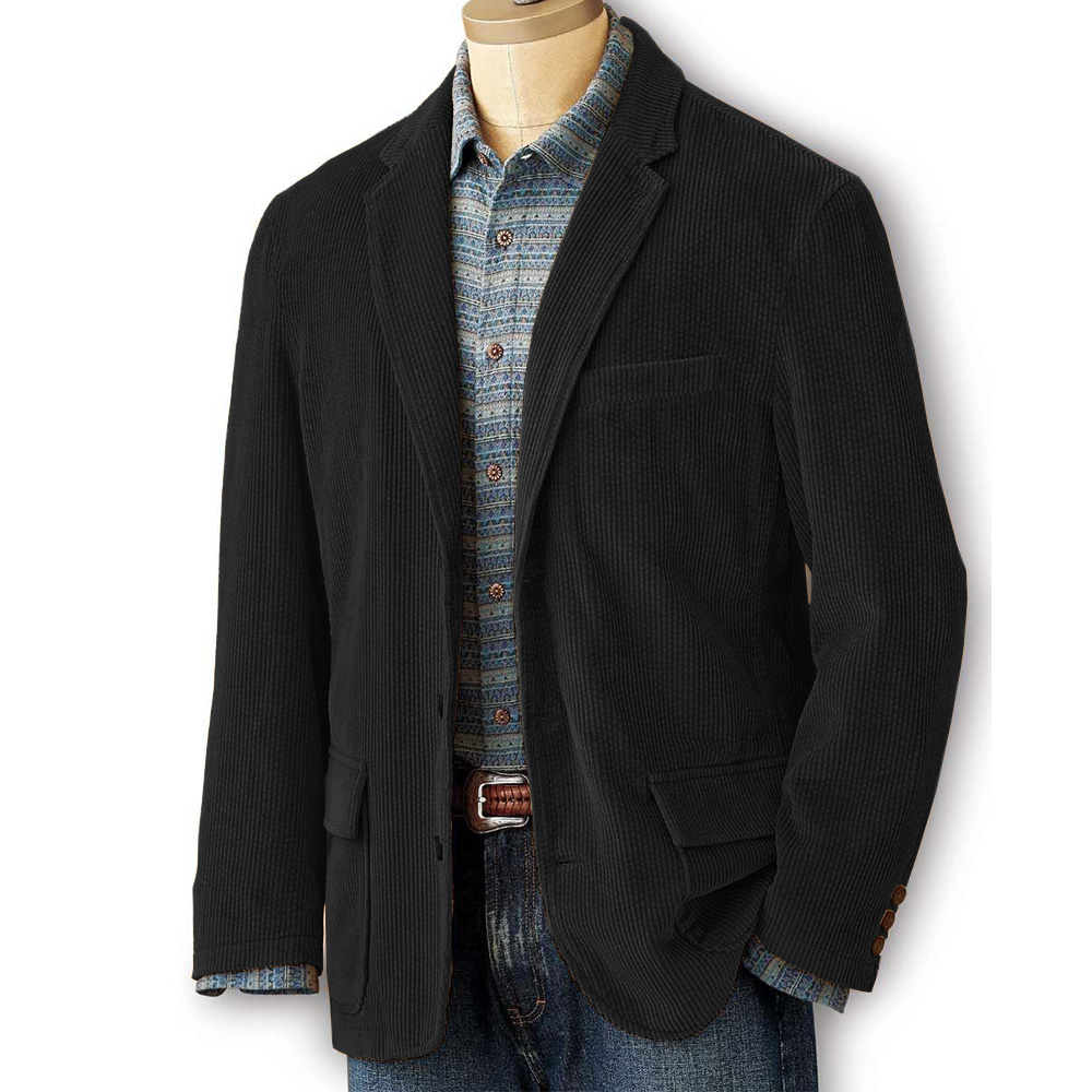 Mens Corduroy Blazer Suit Jack - огляд і ціна Men Formal Wear Without Suit