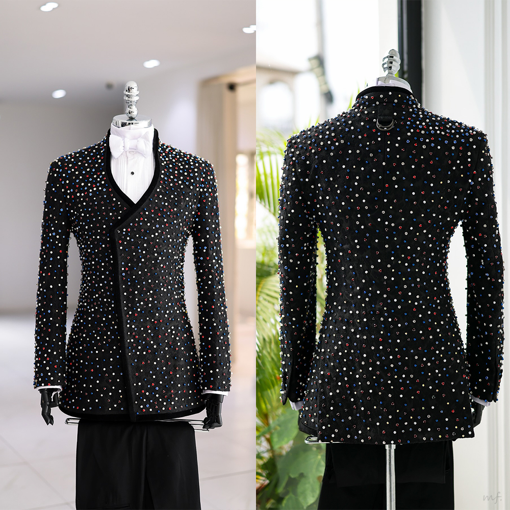 Colorful Crystals Men Suits Se - огляд і ціна Men Formal Wear Modern