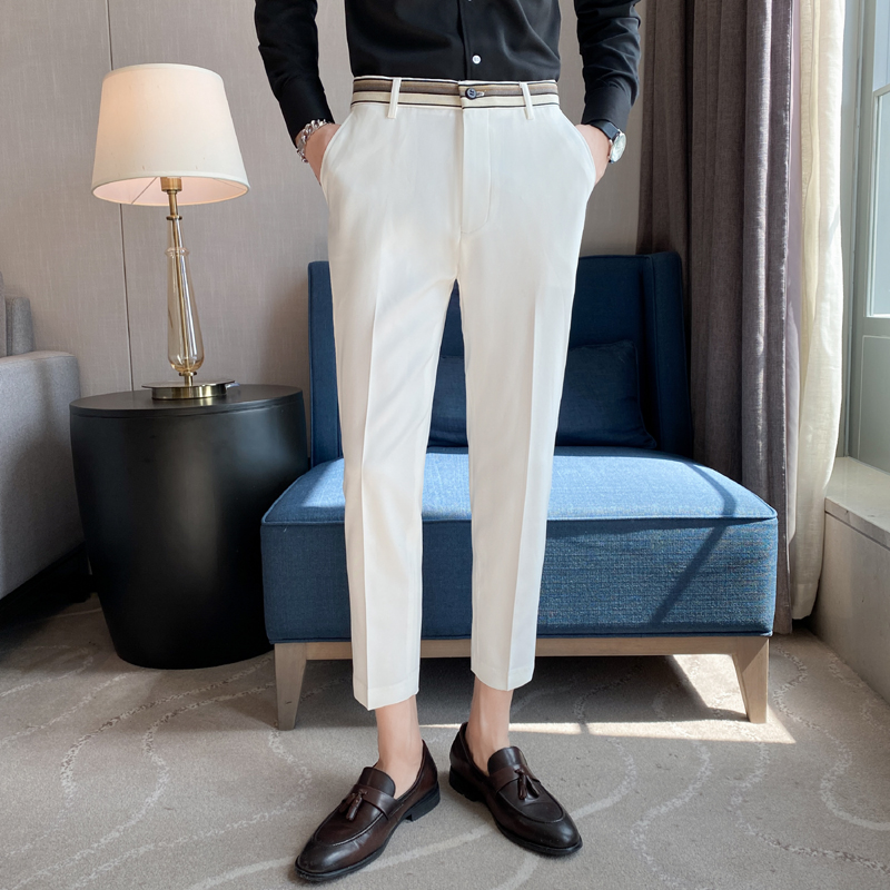 Fashion Waist Stripes Suit Pan - огляд і ціна Men'S Formal Wear Accessories