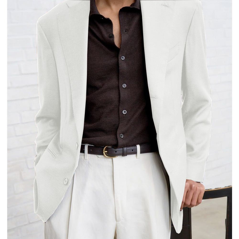 Men Suit Jacket Single Breaste - огляд і ціна Elegant Formal Men'S Wear