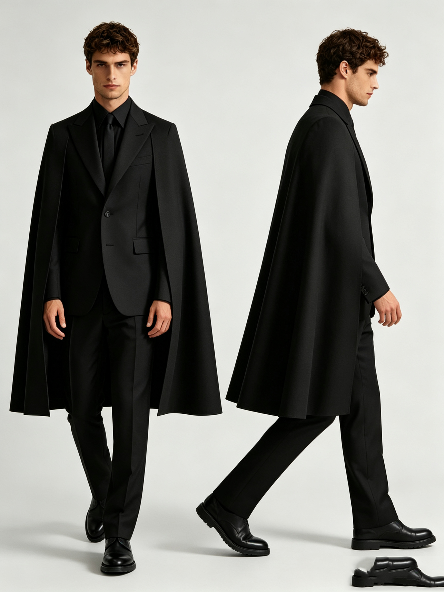 Designer Black Wrap Men Suit S - огляд і ціна Men Formal Wear Design