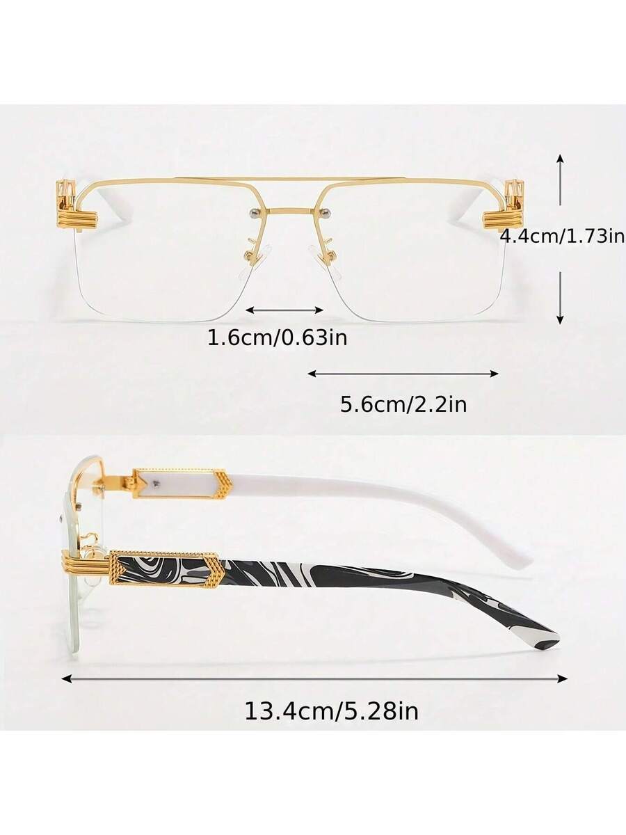 Mens Half-Frame Eyewear With T - огляд і ціна Men'S Formal Wear Accessories