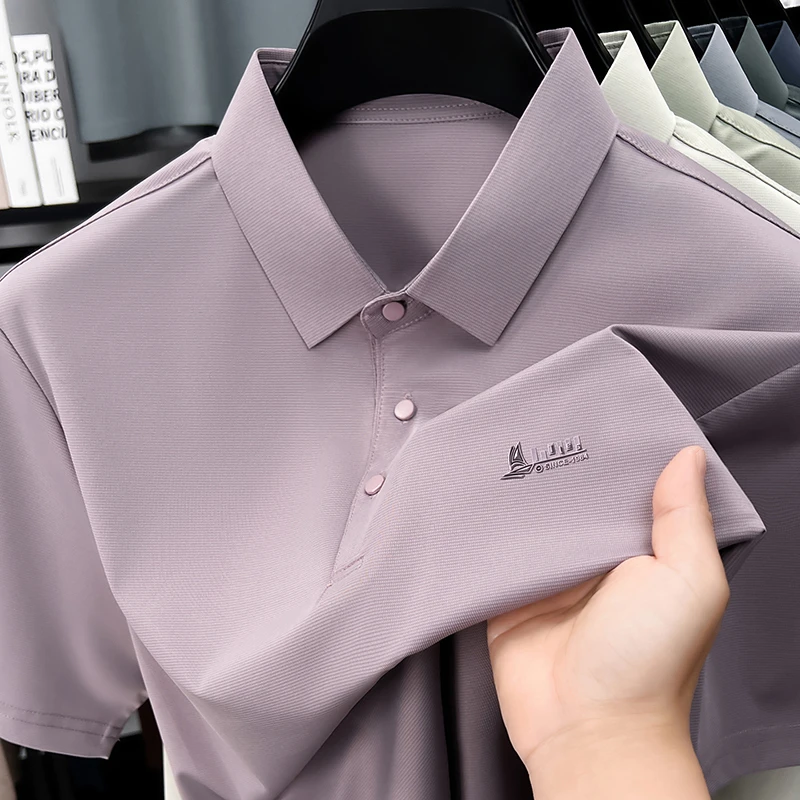 Men's Business Casual Polo Shi - огляд і ціна Men Formal Wear Top