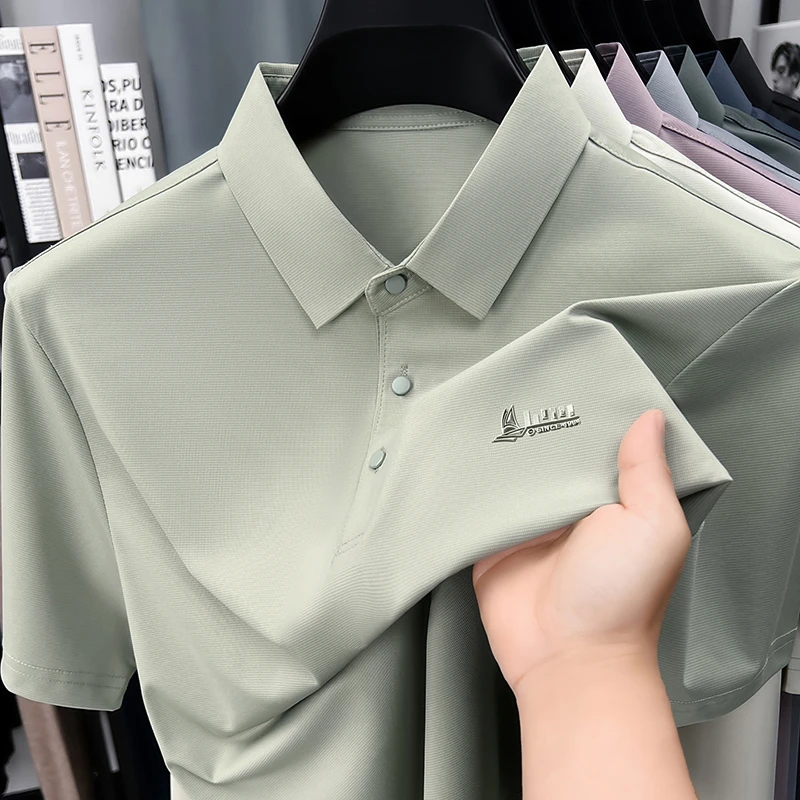 Men's Business Casual Polo Shi - огляд і ціна Men Formal Wear Top