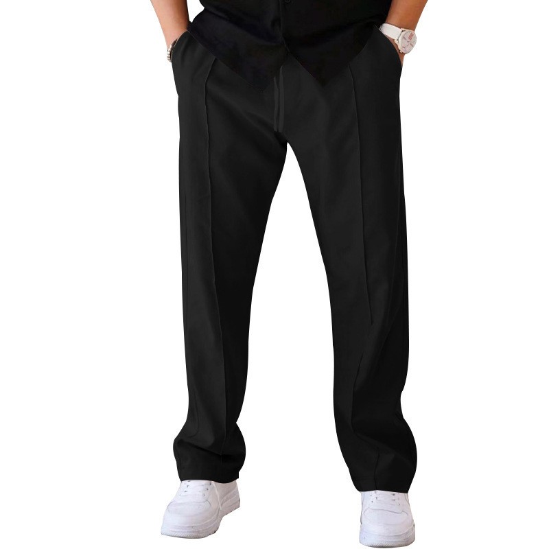 Men Casual LooseStraight Leg D - огляд і ціна Dress Pant Flat Front