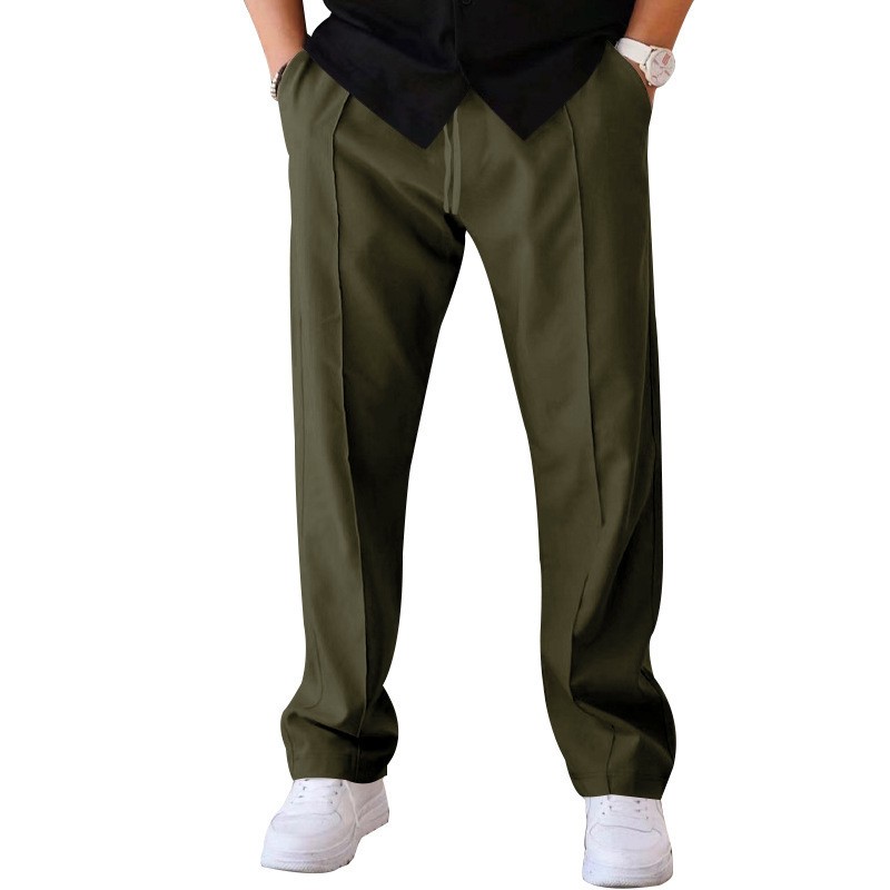 Men Casual LooseStraight Leg D - огляд і ціна Dress Pant Flat Front