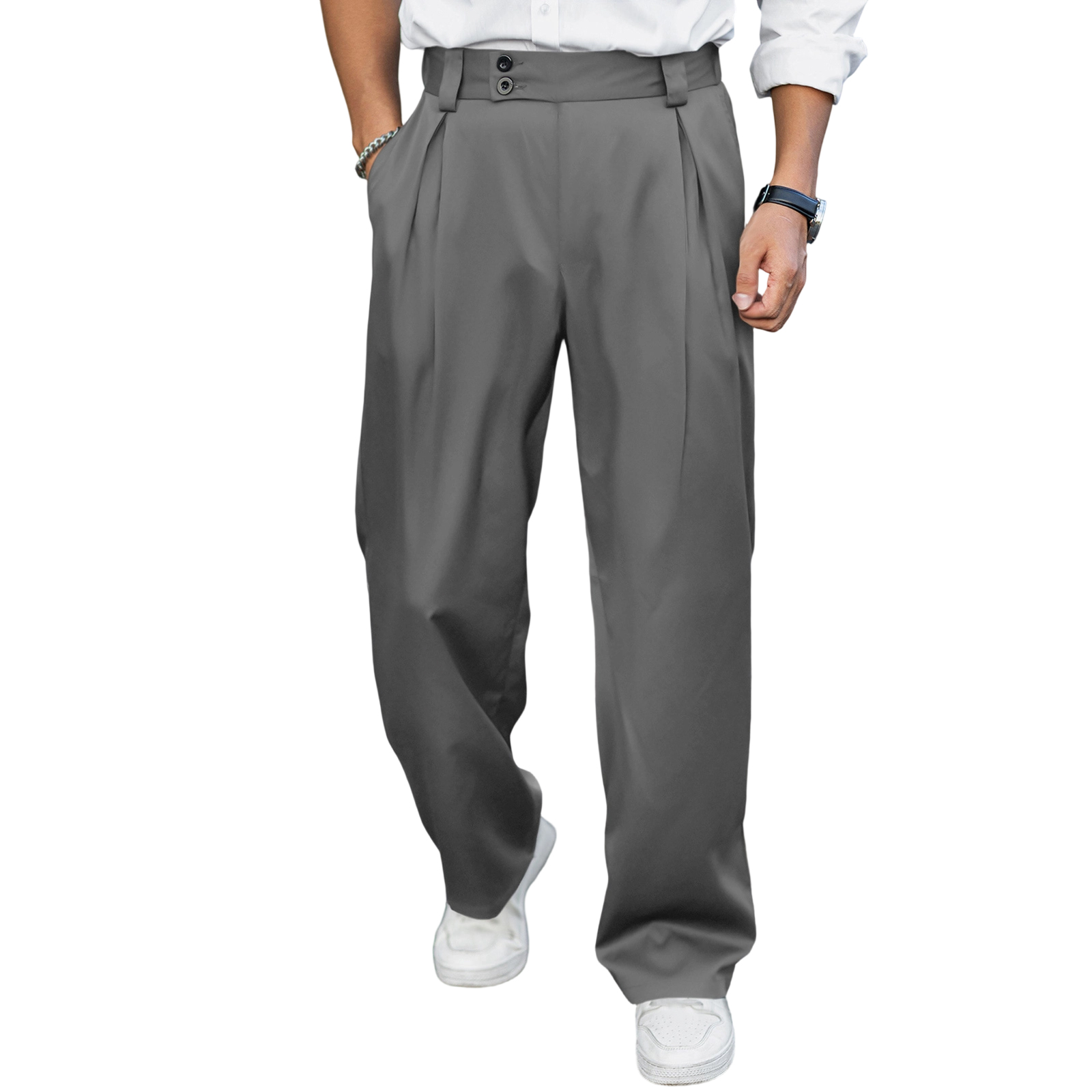 2026 Men’s Wide Leg Dress Pant - огляд і ціна Dress Pant Flat Front