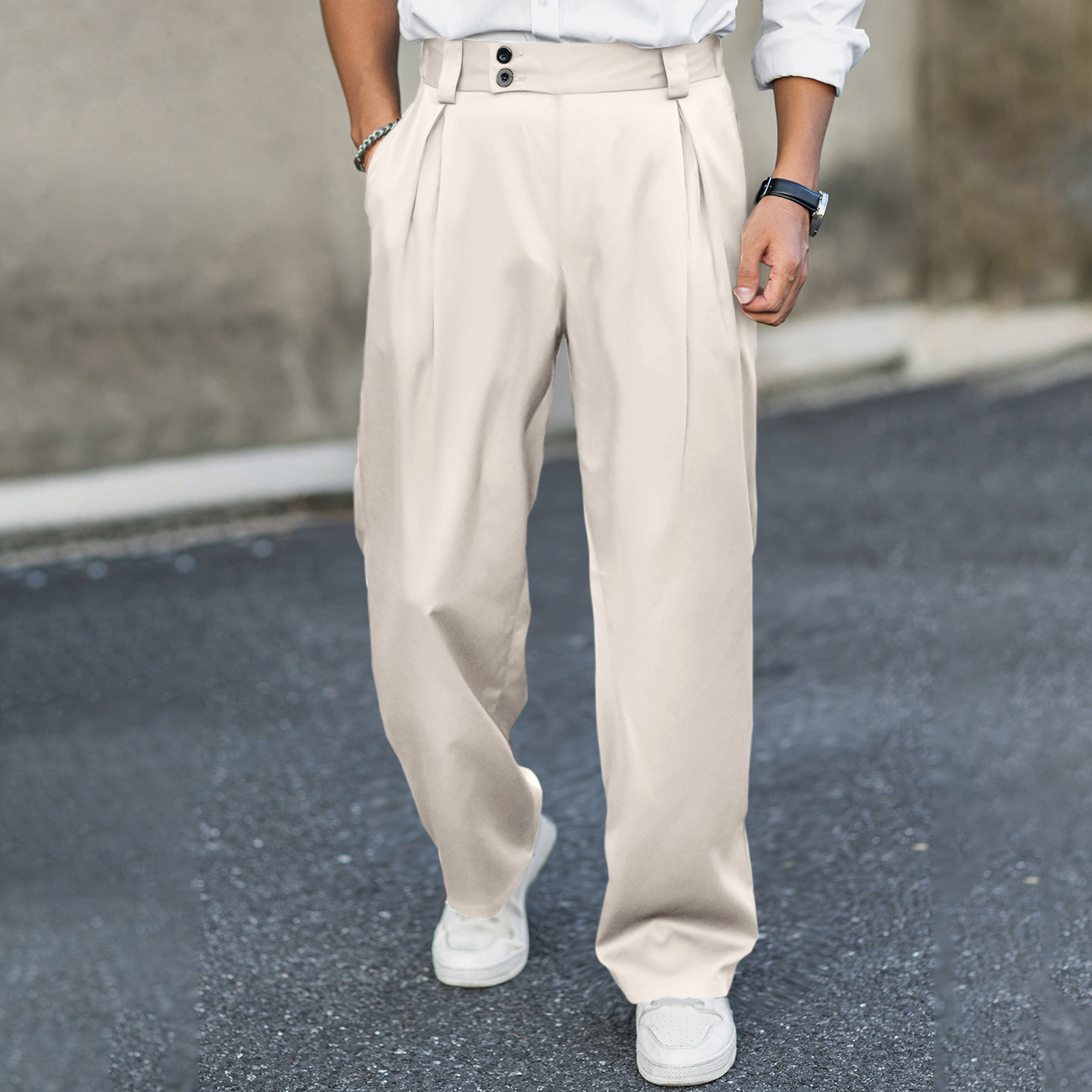 2026 Men’s Wide Leg Dress Pant - огляд і ціна Dress Pant Flat Front