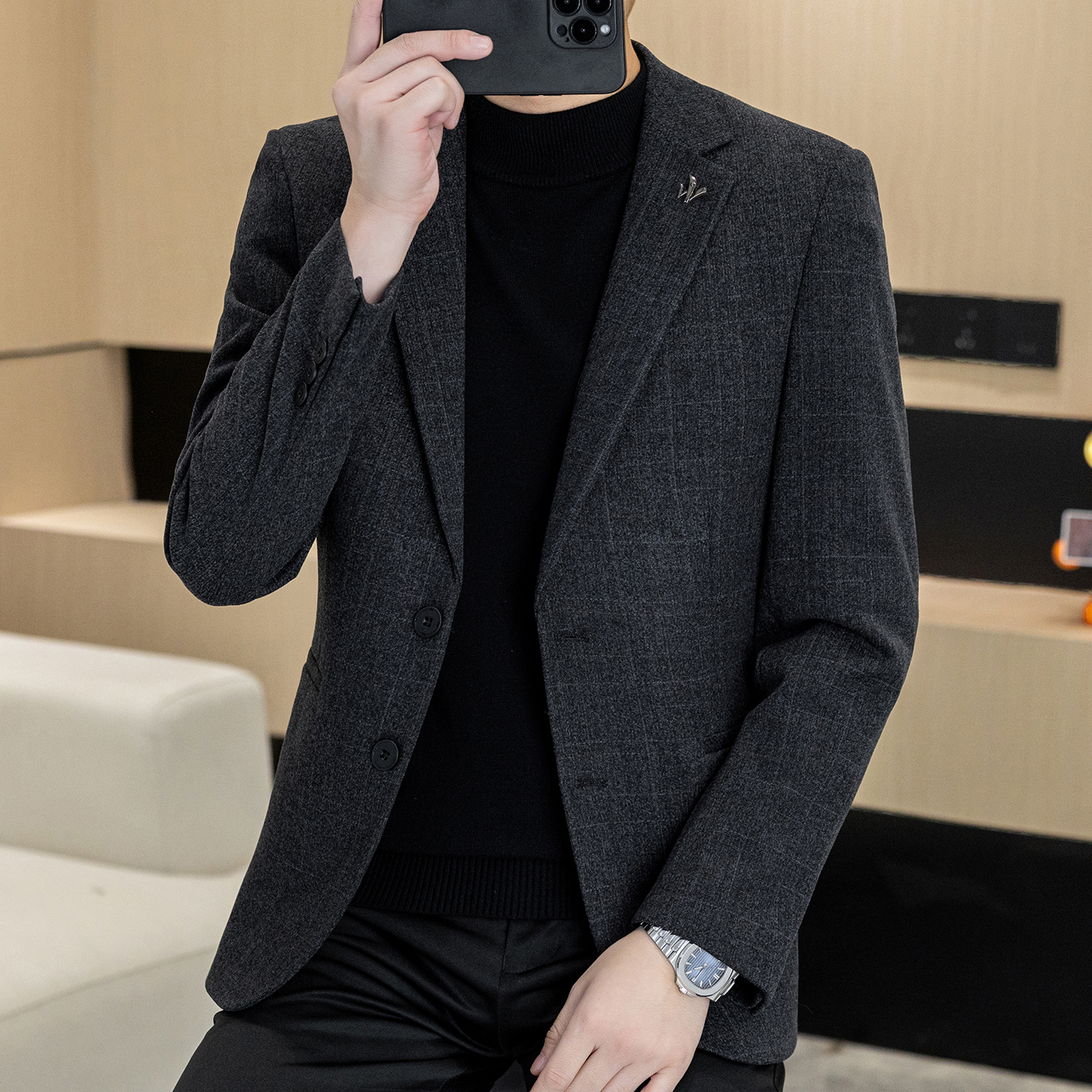 Autumn and winter new men's su - огляд і ціна Men Formal Wear Shop