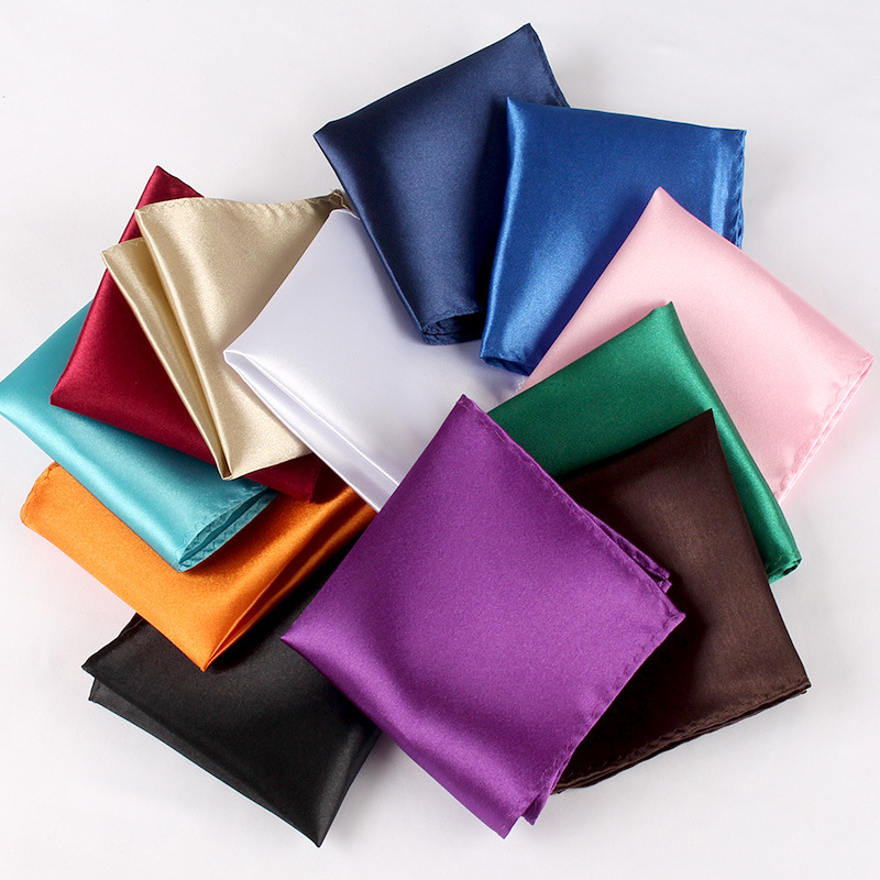 22CM Solid Color Pocket Squre  - огляд і ціна Men'S Formal Wear Accessories