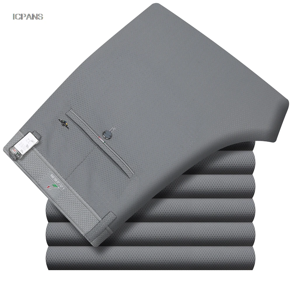 Thin Summer Suit Pants Mens St - огляд і ціна Dress Pant Flat Front