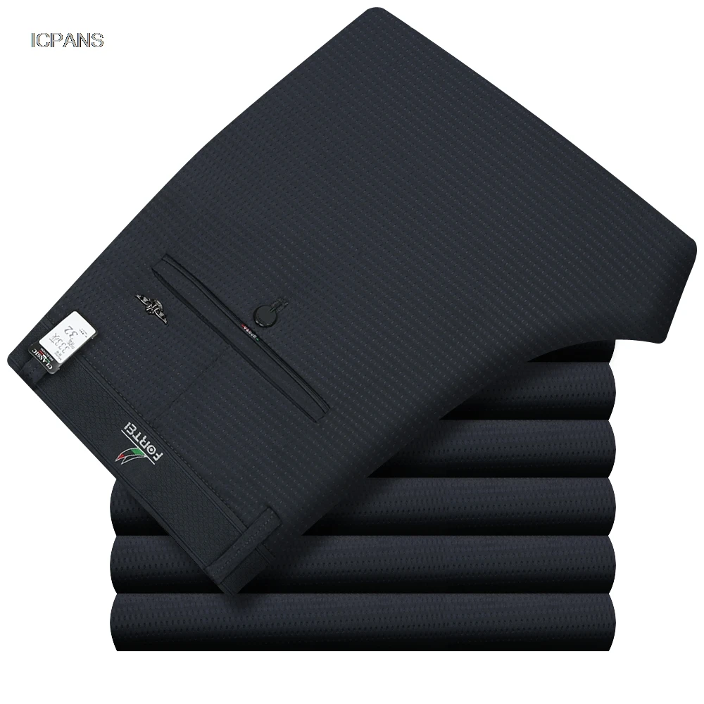 Thin Summer Suit Pants Mens St - огляд і ціна Dress Pant Flat Front